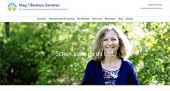 Desktop Screenshot of barbara-sandner.at